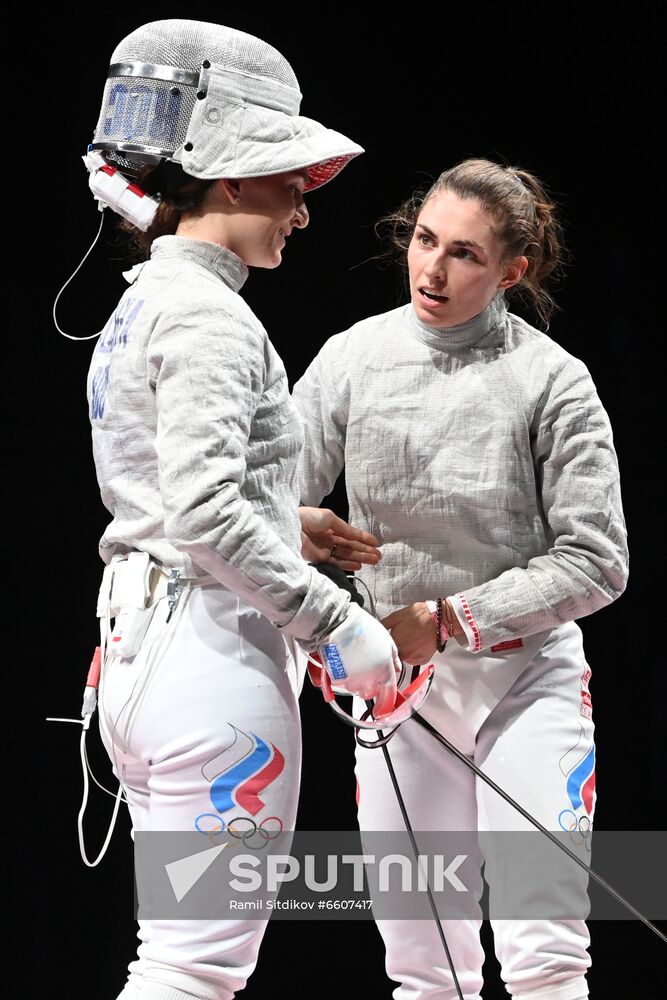 Japan Olympics 2020 Fencing Women Sabre