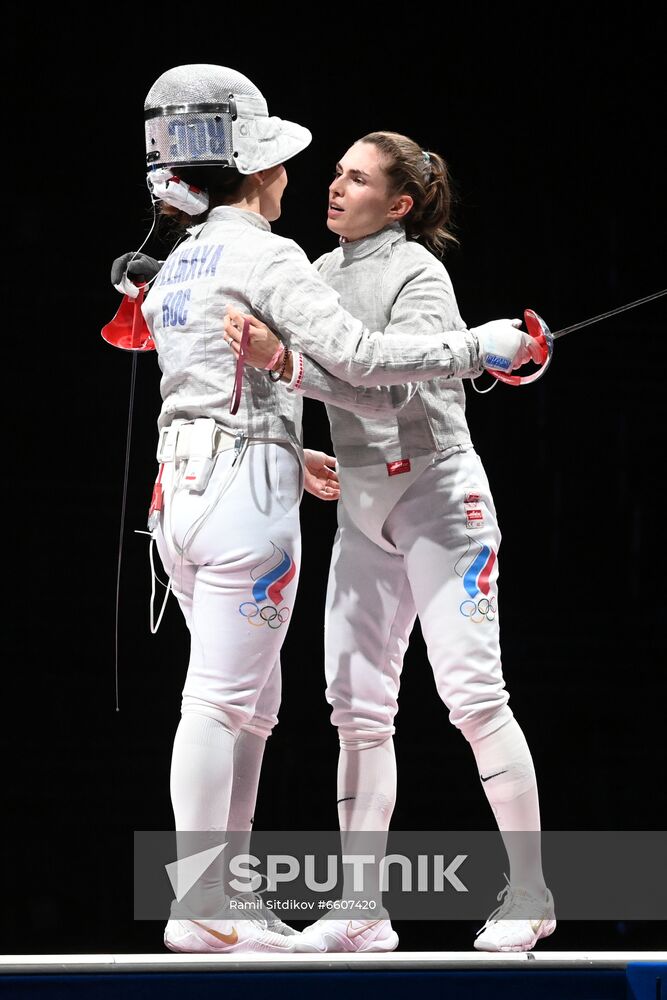 Japan Olympics 2020 Fencing Women Sabre