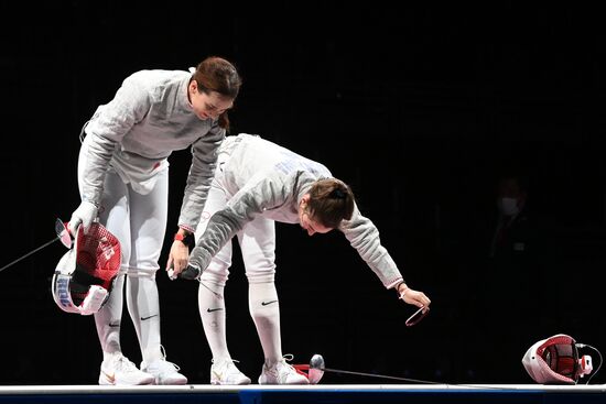 Japan Olympics 2020 Fencing Women Sabre