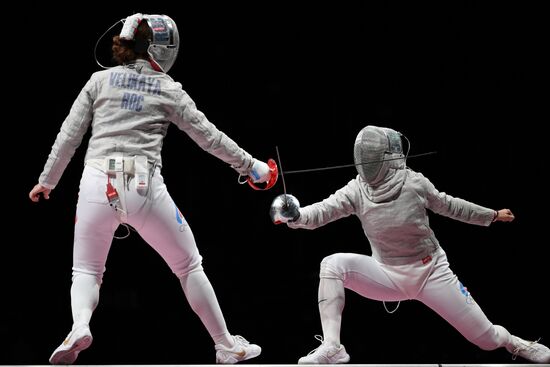 Japan Olympics 2020 Fencing Women Sabre