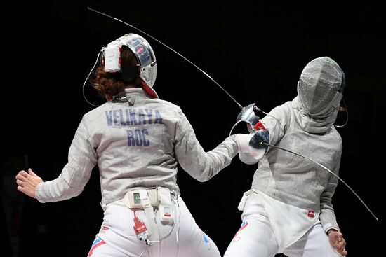 Japan Olympics 2020 Fencing Women Sabre