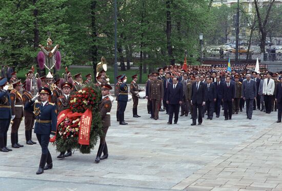 Jiang Zemin visits USSR