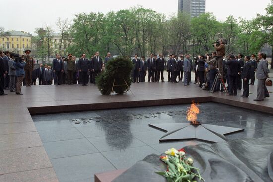 Jiang Zemin visits Soviet Union