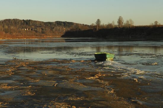 Oka River in Tarusa