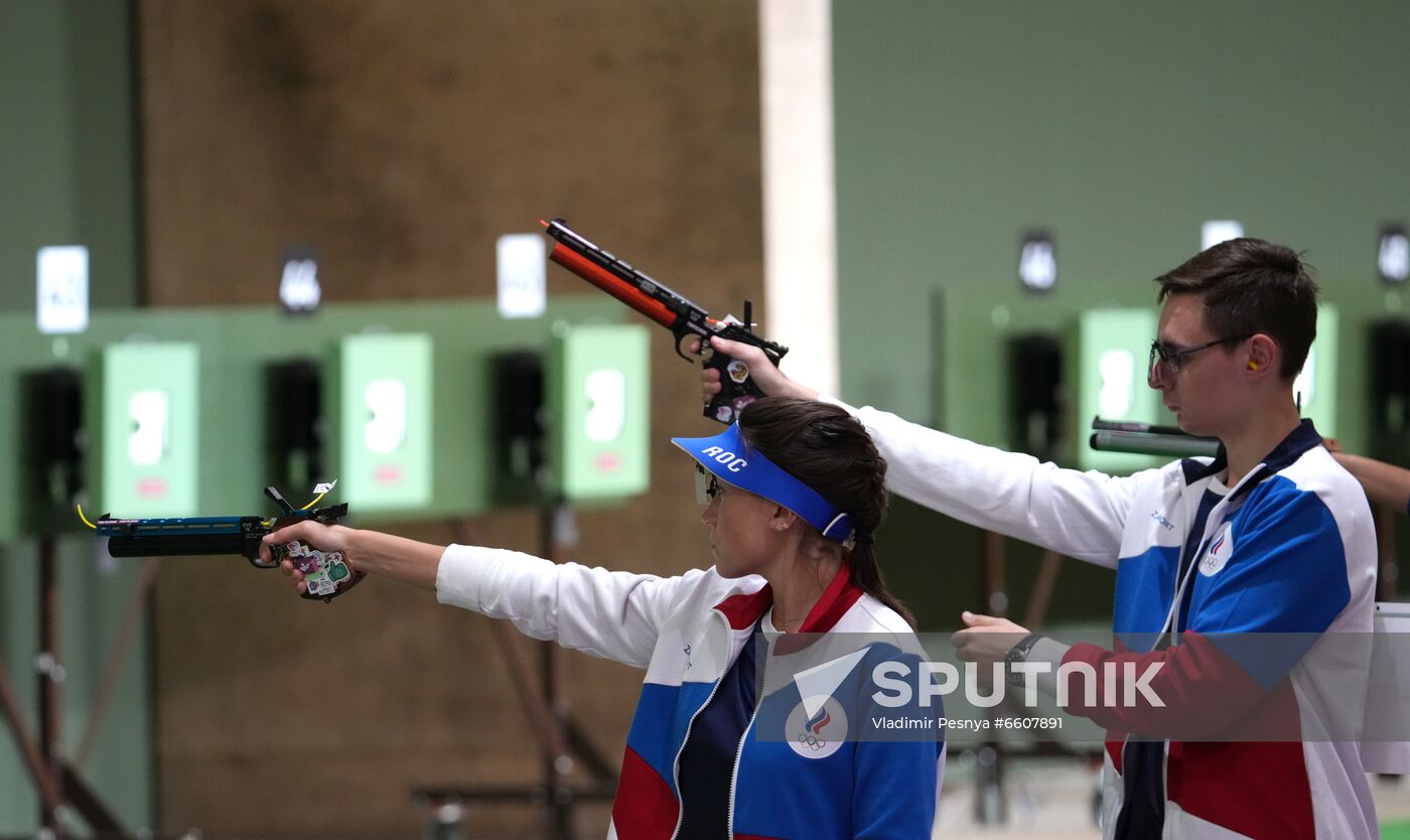 Japan Olympics 2020 Shooting Air Pistol Mixed Team