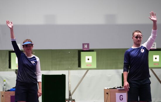 Japan Olympics 2020 Shooting Air Pistol Mixed Team