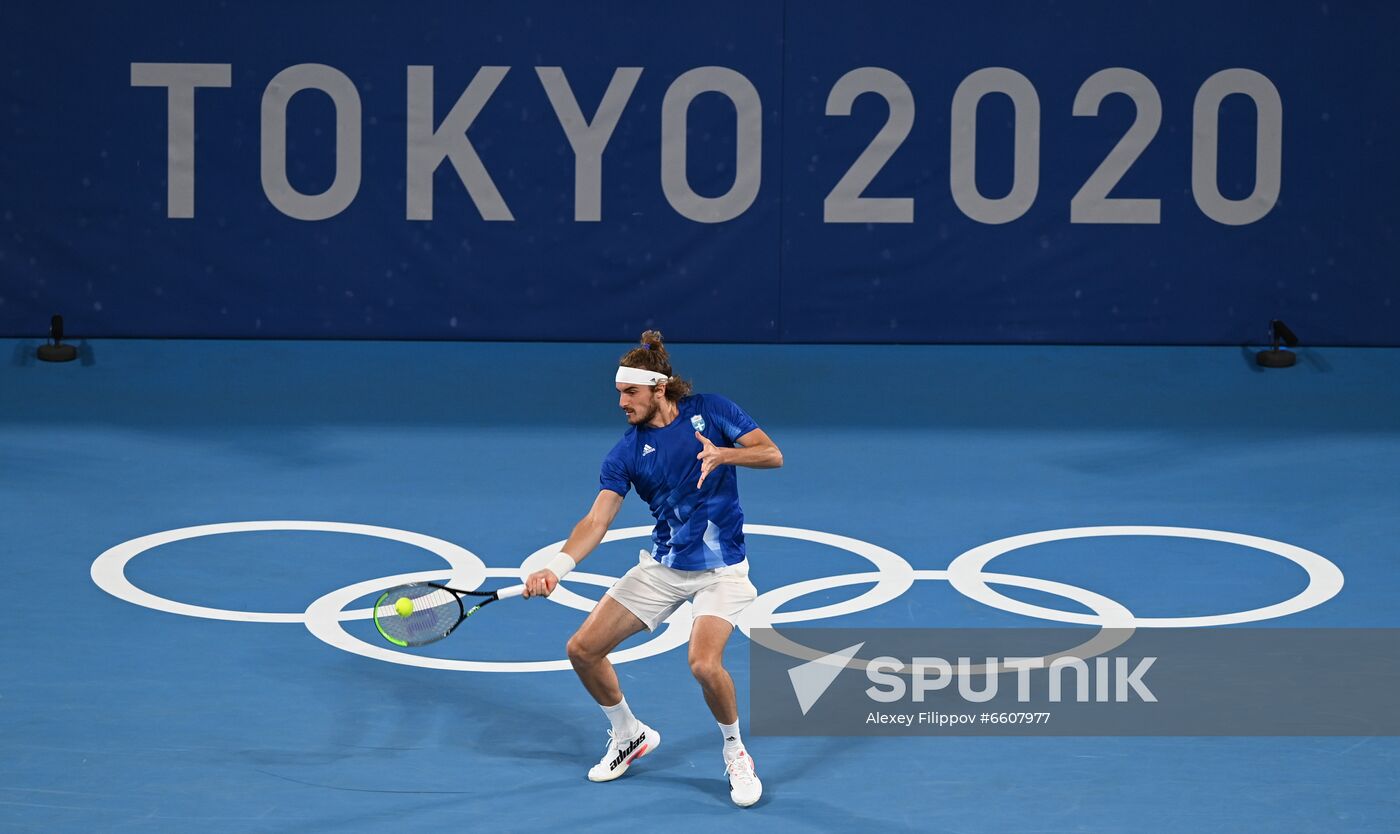 Japan Olympics 2020 Tennis Tsitsipas - Tiafoe