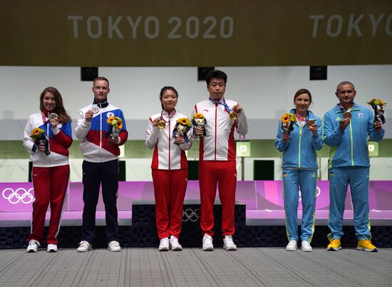 Japan Olympics 2020 Shooting Air Pistol Mixed Team