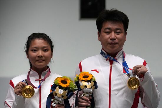 Japan Olympics 2020 Shooting Air Pistol Mixed Team