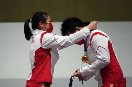 Japan Olympics 2020 Shooting Air Pistol Mixed Team