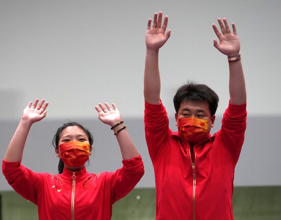 Japan Olympics 2020 Shooting Air Pistol Mixed Team