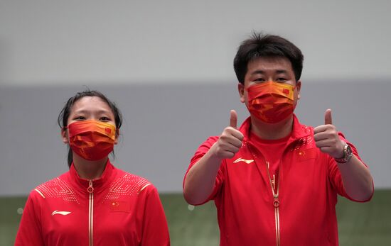 Japan Olympics 2020 Shooting Air Pistol Mixed Team