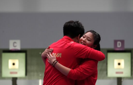 Japan Olympics 2020 Shooting Air Pistol Mixed Team