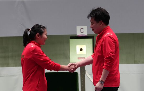 Japan Olympics 2020 Shooting Air Pistol Mixed Team