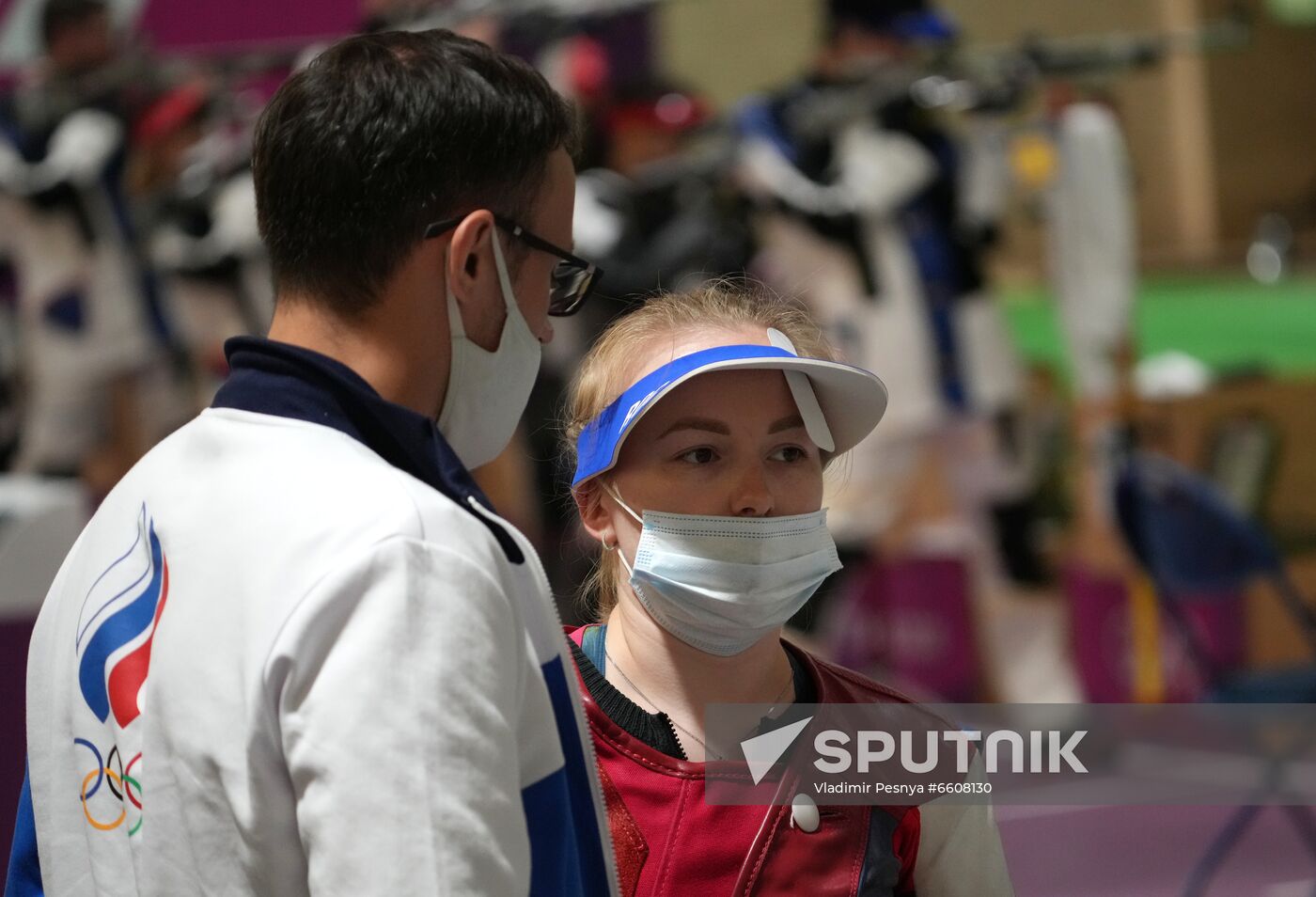 Japan Olympics 2020 Shooting Air Rifle Mixed Team