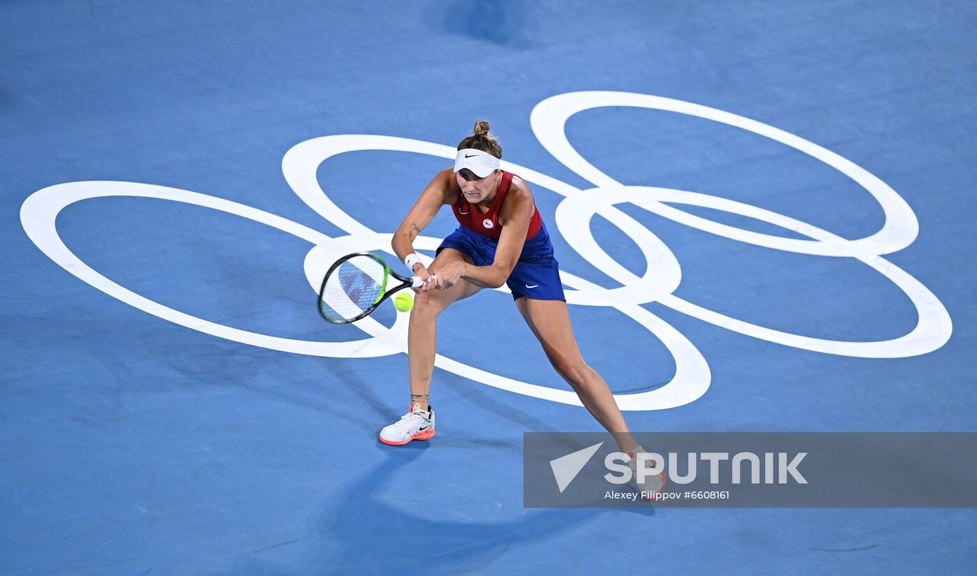 Japan Olympics 2020 Tennis Vondrousova - Osaka