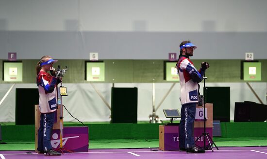 Japan Olympics 2020 Shooting Air Rifle Mixed Team