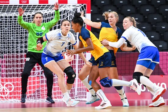 Japan Olympics 2020 Handball Women Sweden - ROC