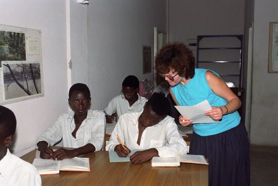 Soviet cultural center in Lusaka