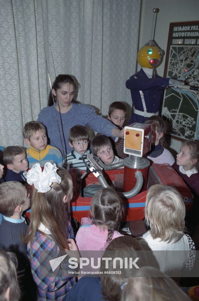 Children's road safety school in Kaunas