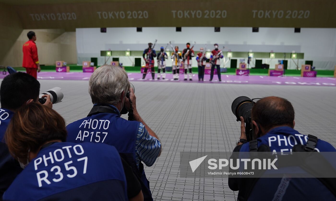 Japan Olympics 2020 Shooting Air Rifle Mixed Team