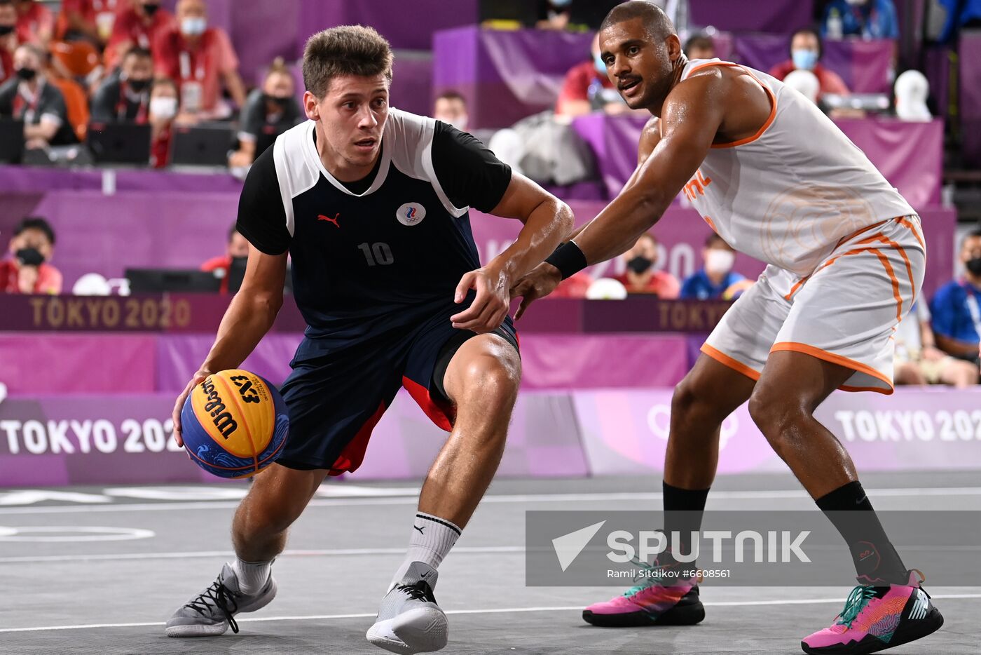 Japan Olympics 2020 3x3 Basketball Men Netherlands - ROC