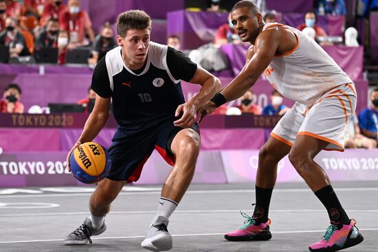 Japan Olympics 2020 3x3 Basketball Men Netherlands - ROC