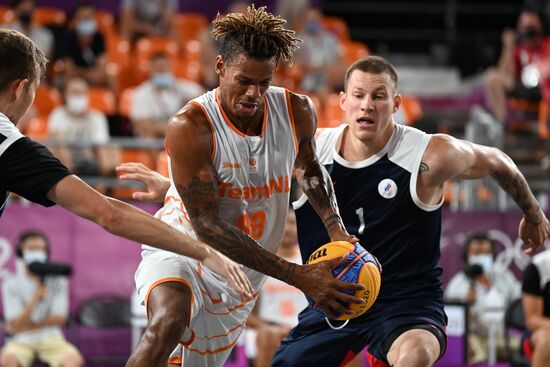 Japan Olympics 2020 3x3 Basketball Men Netherlands - ROC