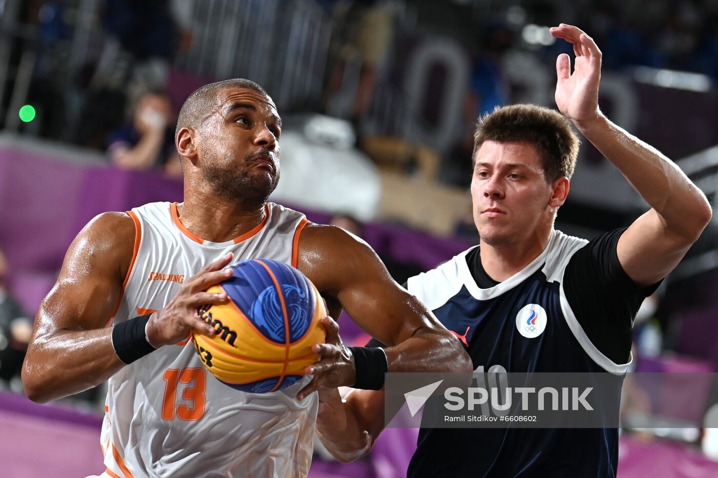 Japan Olympics 2020 3x3 Basketball Men Netherlands - ROC