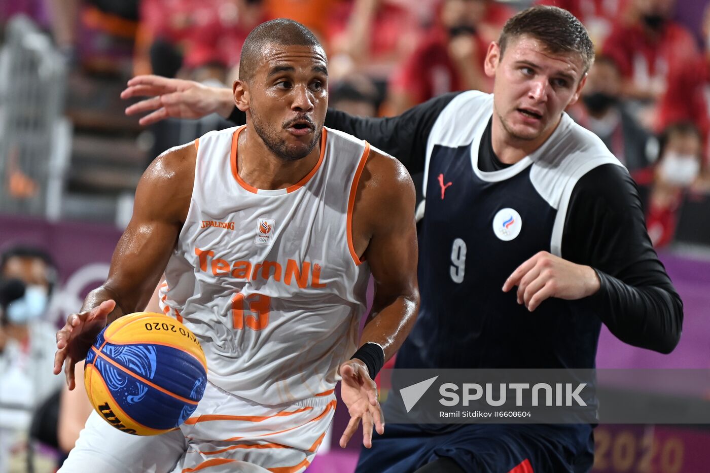 Japan Olympics 2020 3x3 Basketball Men Netherlands - ROC