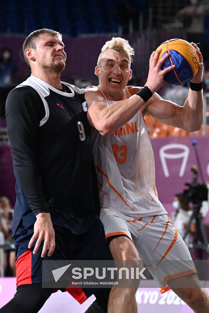 Japan Olympics 2020 3x3 Basketball Men Netherlands - ROC