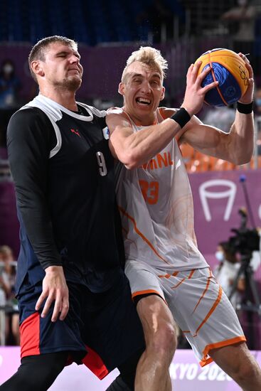 Japan Olympics 2020 3x3 Basketball Men Netherlands - ROC