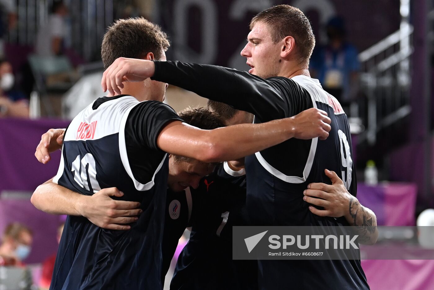 Japan Olympics 2020 3x3 Basketball Men Netherlands - ROC