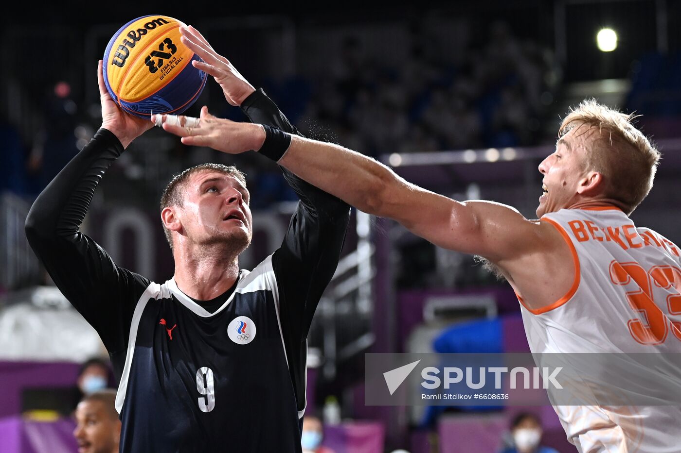 Japan Olympics 2020 3x3 Basketball Men Netherlands - ROC