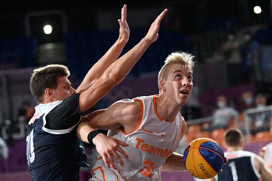 Japan Olympics 2020 3x3 Basketball Men Netherlands - ROC