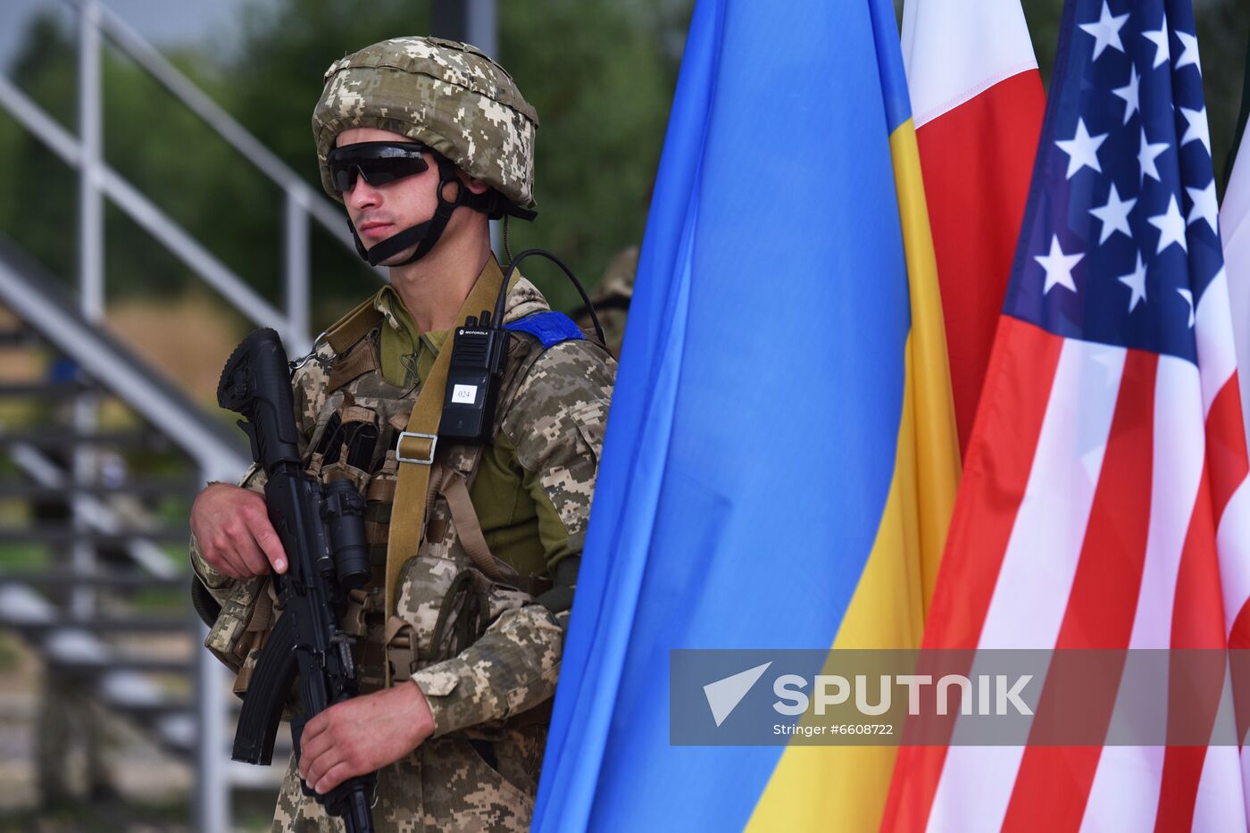 Ukraine NATO Three Swords Military Drills
