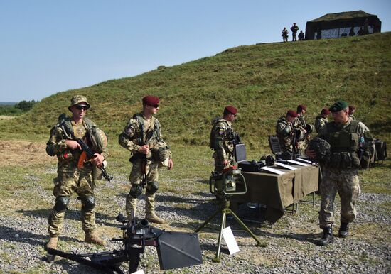 Ukraine NATO Three Swords Military Drills