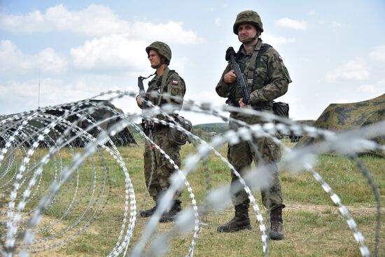Ukraine NATO Three Swords Military Drills