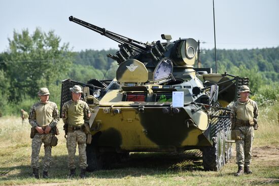 Ukraine NATO Three Swords Military Drills