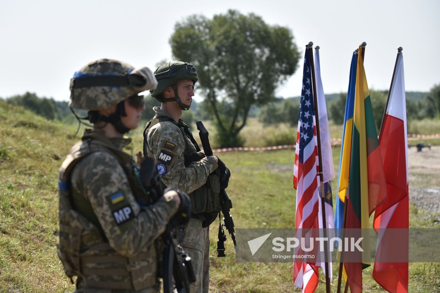 Ukraine NATO Three Swords Military Drills