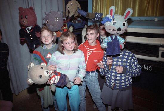 Children's road safety school in Kaunas