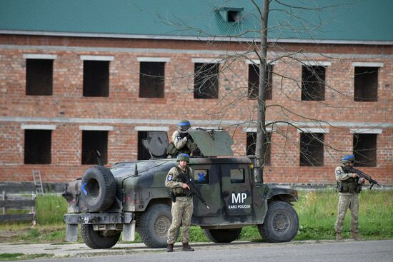 Ukraine NATO Three Swords Military Drills