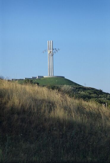 Zhuravli memorial complex in Saratov