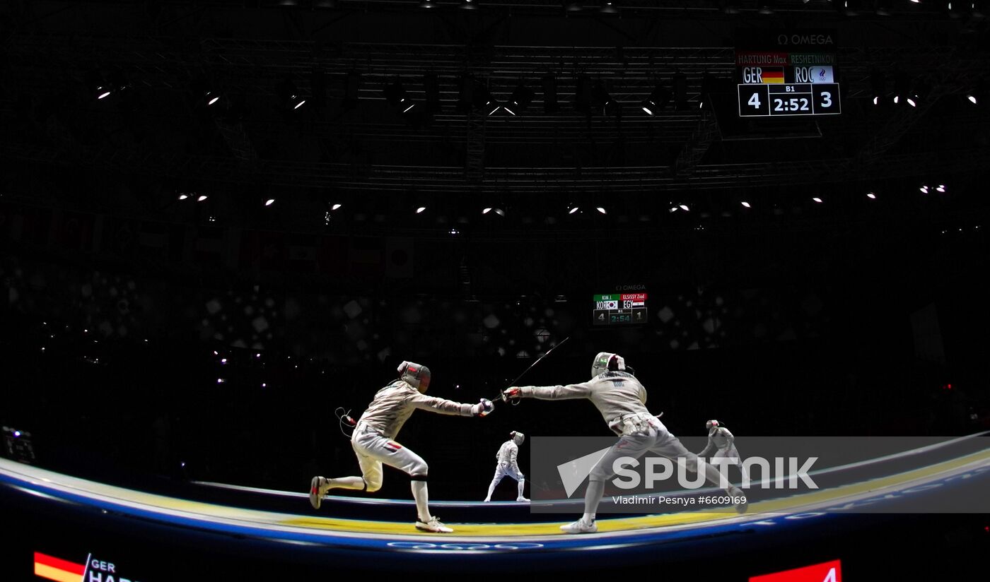 Japan Olympics 2020 Fencing Men Sabre Team