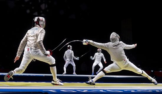 Japan Olympics 2020 Fencing Men Sabre Team