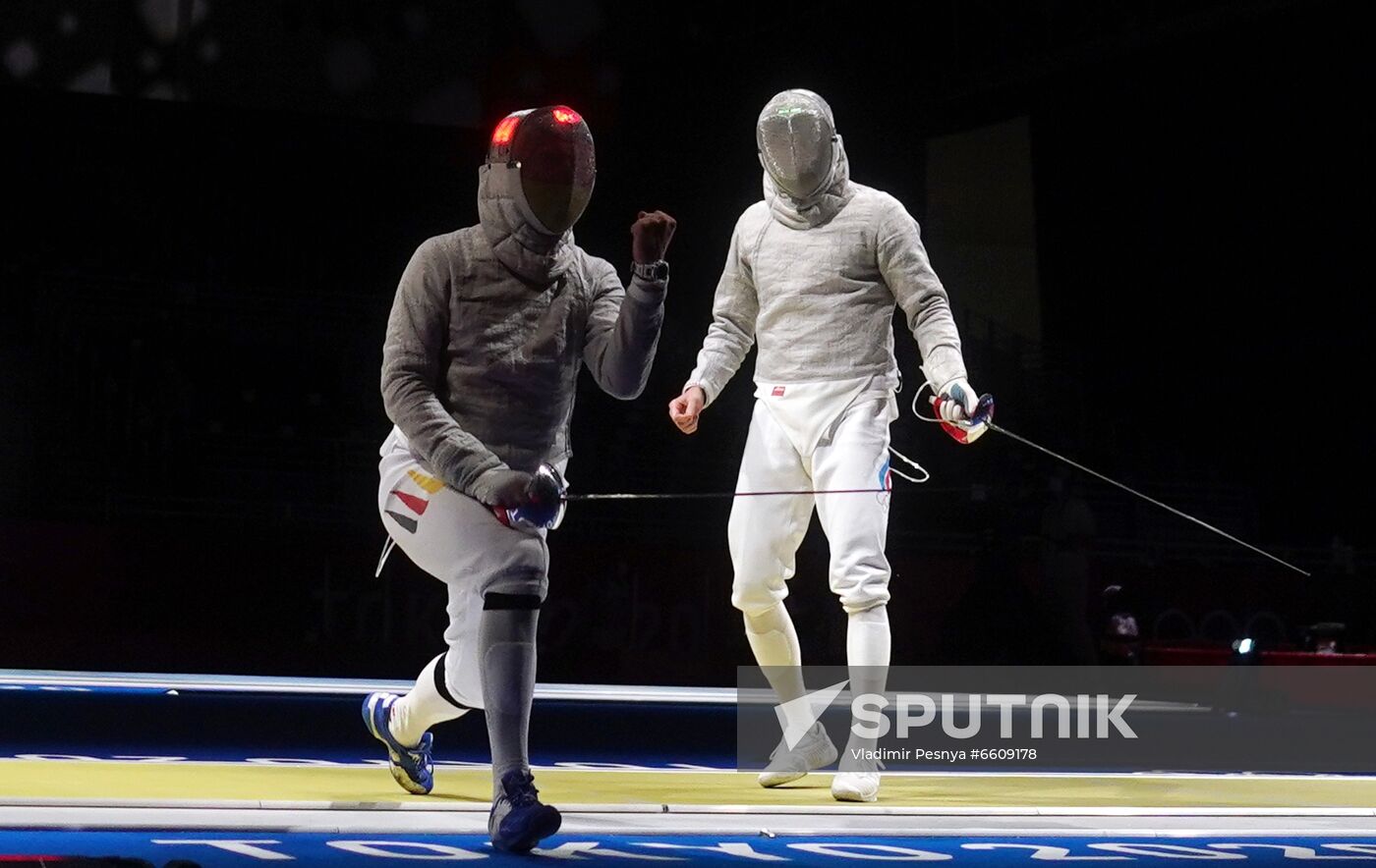 Japan Olympics 2020 Fencing Men Sabre Team