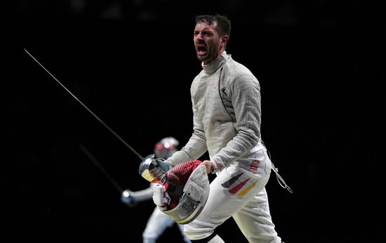 Japan Olympics 2020 Fencing Men Sabre Team