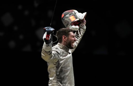 Japan Olympics 2020 Fencing Men Sabre Team