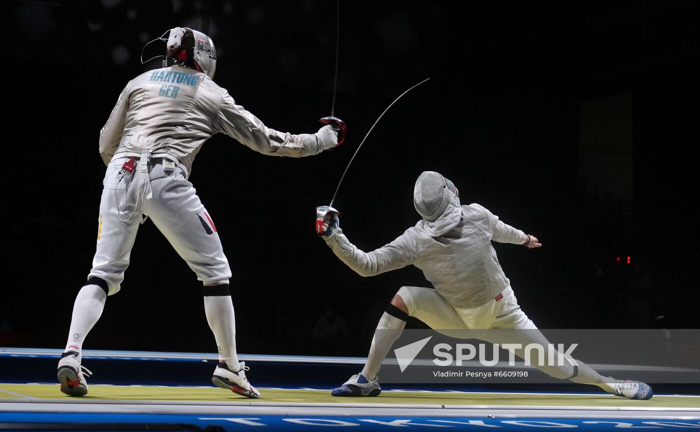 Japan Olympics 2020 Fencing Men Sabre Team