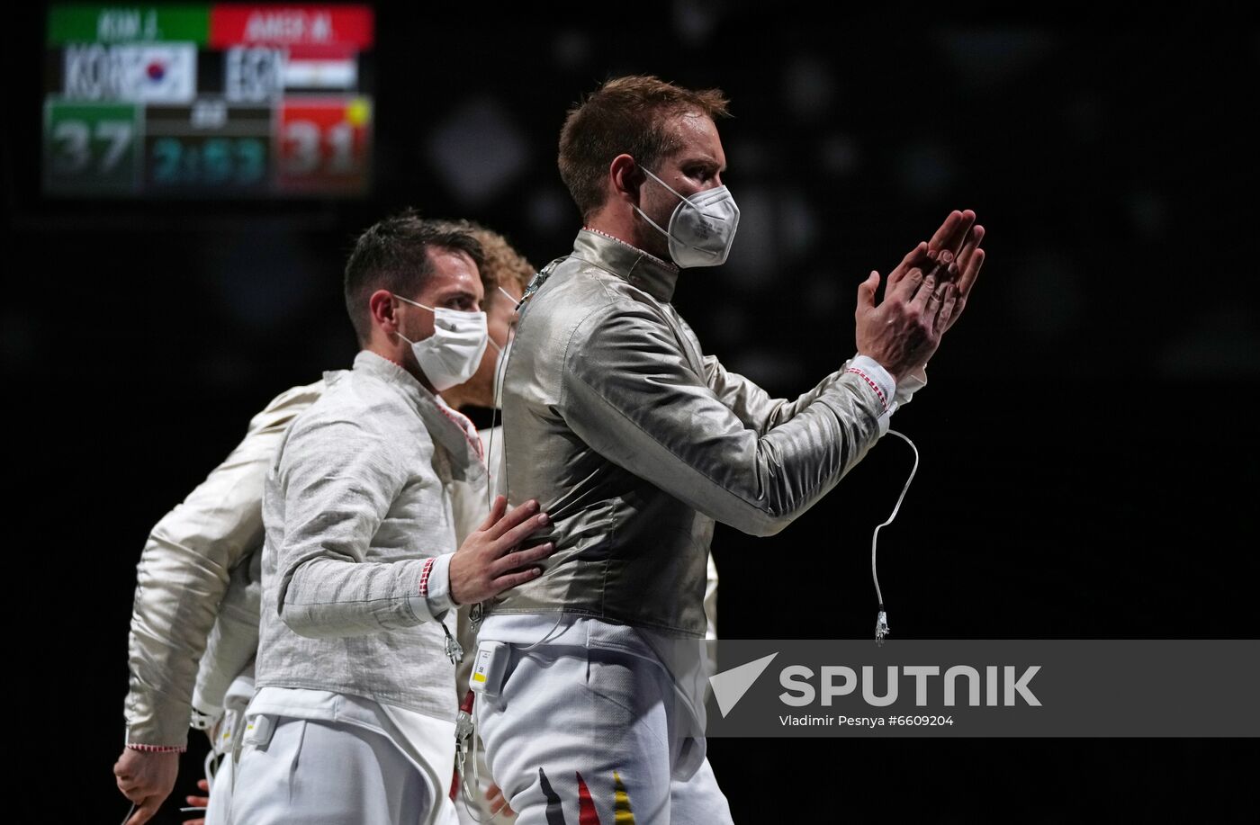 Japan Olympics 2020 Fencing Men Sabre Team